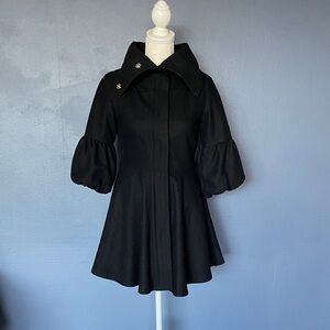 Dolce Vita Black Long Sleeve Coat